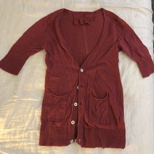 Short to Mid Sleeve Cardigan